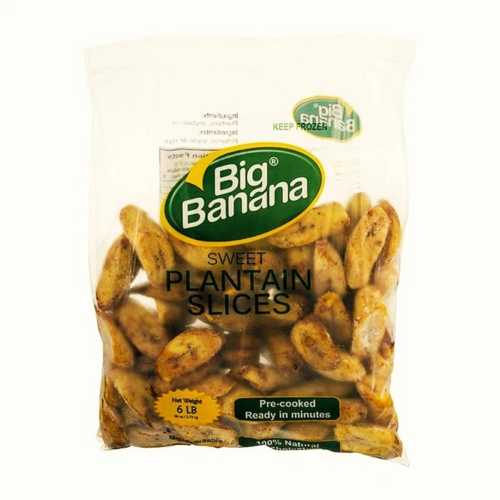 Big Banana Sweet Plantain Slices 24lb Case