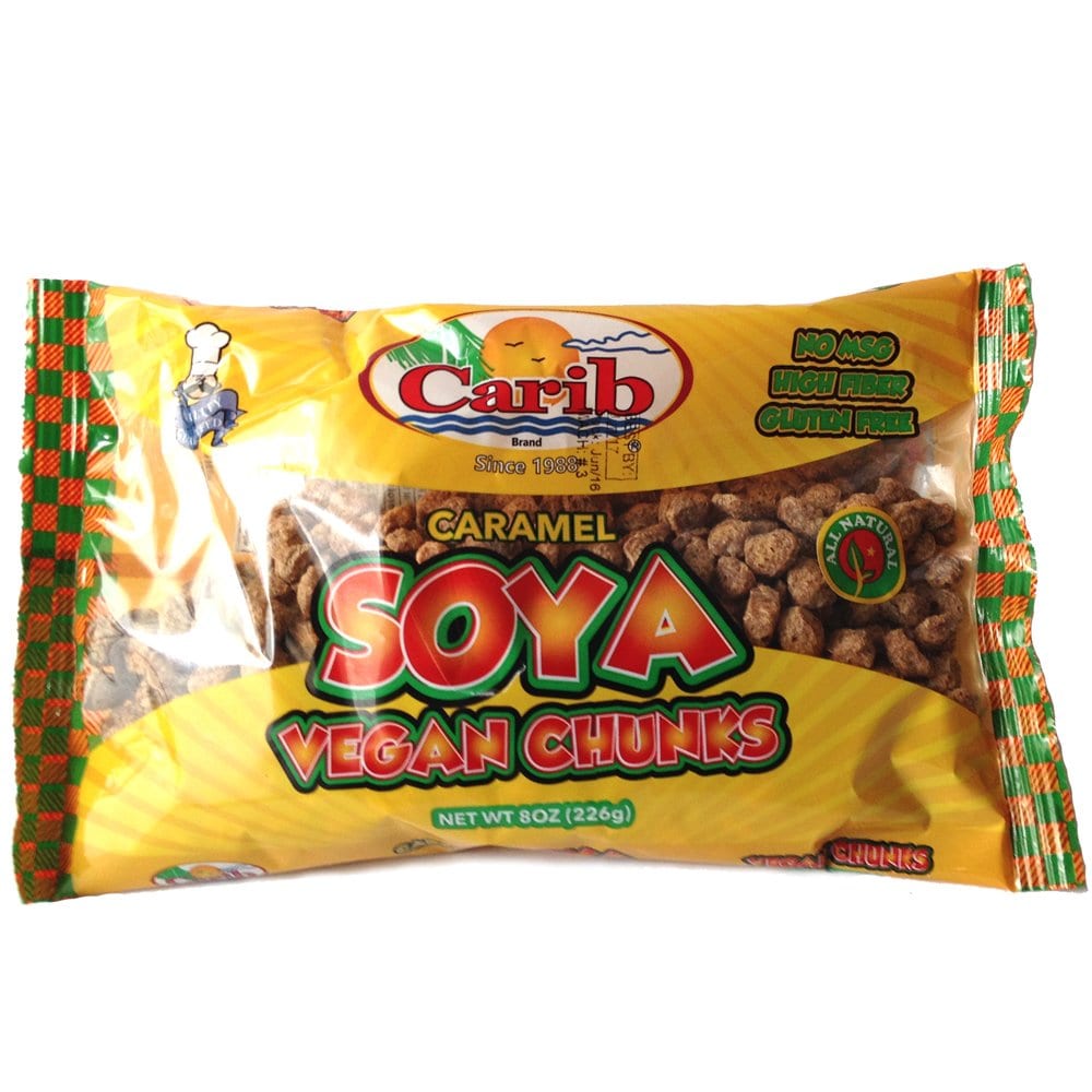 Carib Soya Veggie Chunks Caramel 12x8oz case