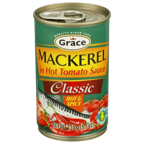 Grace Hot & Spicy Mackerel 50x5oz Case