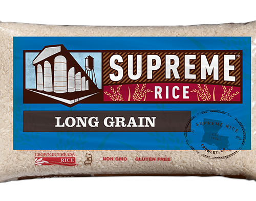 Supreme White Long Grain Rice 50lb