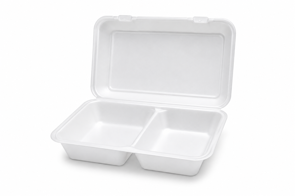 Termo Env 3 compt 8x8x3 White 200 count