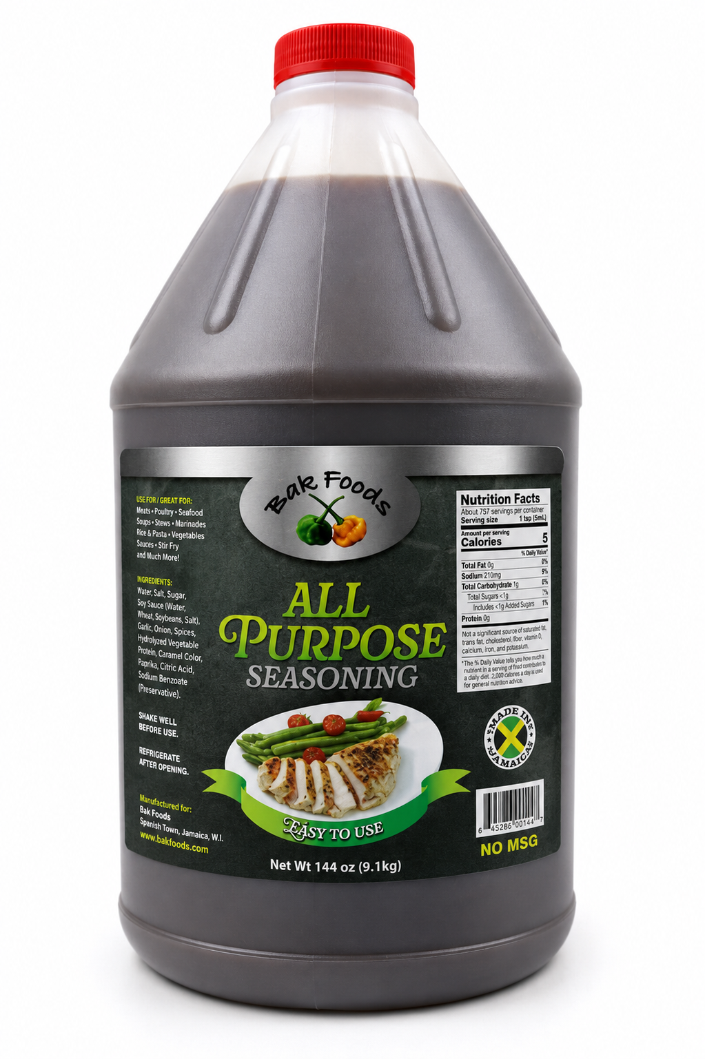 BAK Foods All Purpose Seasoning 1 Gallon