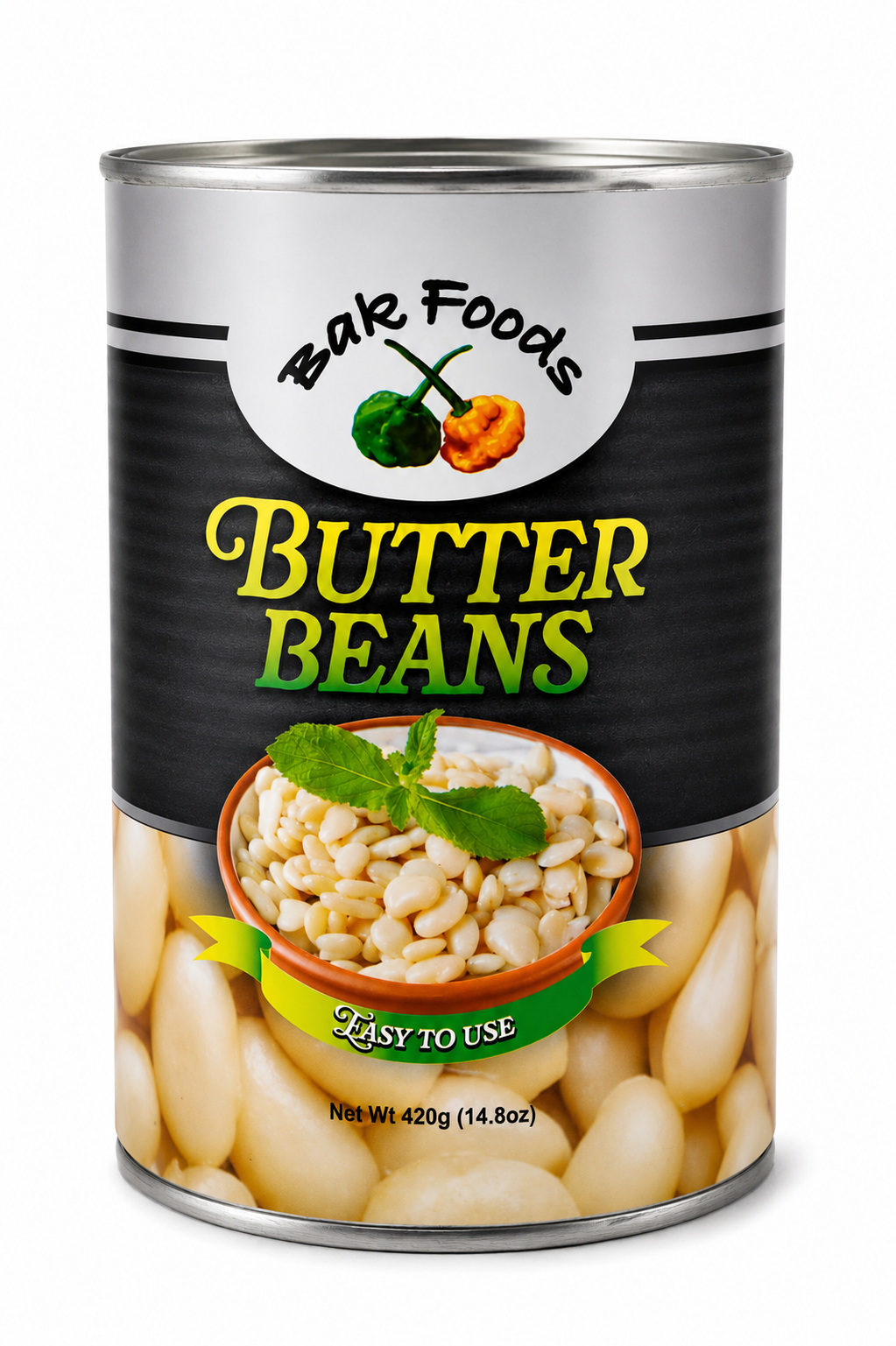 BAK Foods Butter Beans 12x19oz