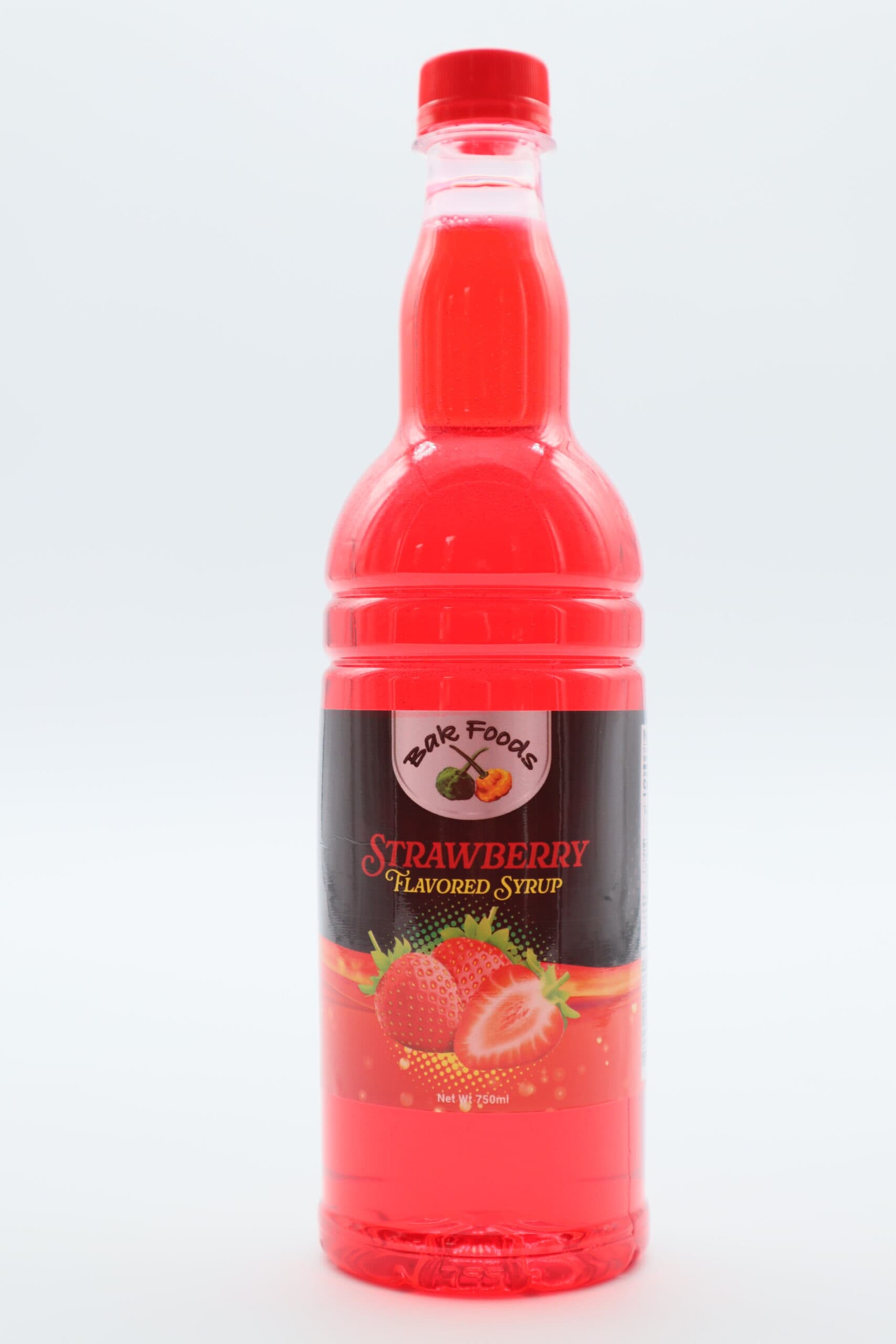 BAK Foods Strawberry Syrup 750ml Repack 3 bottles